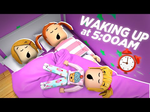 Roblox | 6 Hours | Family Bloxburg Morning Routine!