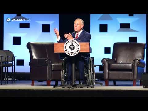 Governor Greg Abbott speaking to The Southern Baptist Convention