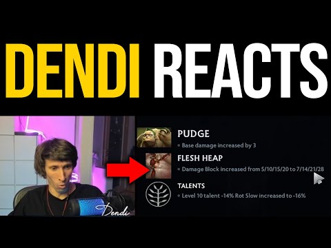 DENDI REACTS to Pudge Patch 7.31d