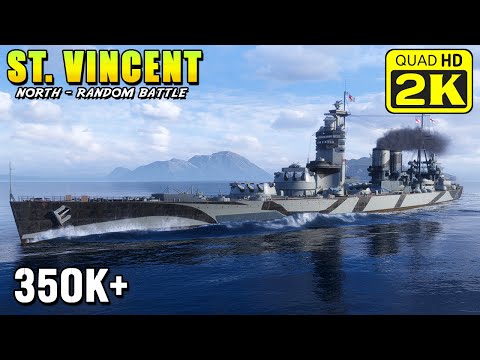 Battleship  St. Vincent - tanking the enemy all day
