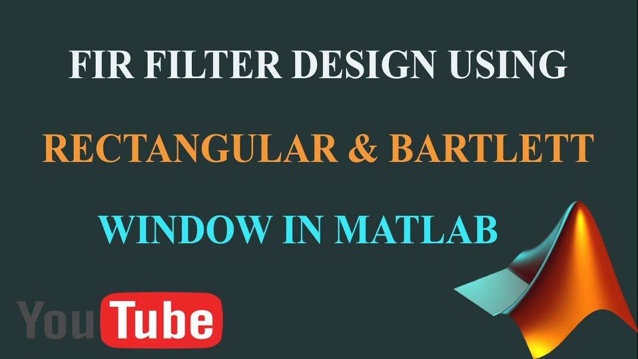 Matlab code for Fir filter design using rectangular and bartlett window