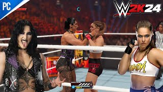Download lagu Rhea Ripley vs Ronda Rousey | WWE 2K24 mp3