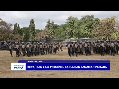 JELANG PILKADA 2024, POLDA BALI GELAR SISPAMKOTA