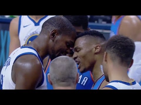 Kevin Durant & Russell Westbrook Come Face To Face In Heated Argument!