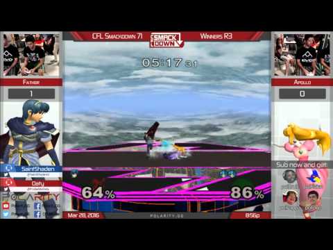 CFLS71 - Father (Marth) vs Apollo (Peach)