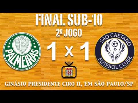 Futsal #FinaisMenoresFPFS sub-10: Palmeiras 1 x 1 São Caetano FC #TVFPFS 10/12/2016