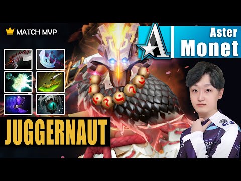 Juggernaut Safelane | Aster.Monet | 15-0 JUGGERNAUT 7.32D INSANE BUILD | 7.32d Gameplay Highlight