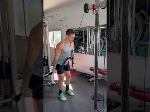 Extension triceps double corde