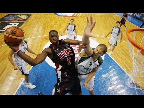 USA vs Slovenia 2006 FIBA World Basketball Championship Group Game FULL GAME English