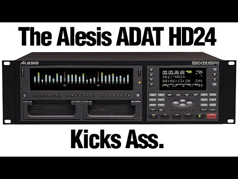 Alesis ADAT HD24 Hard Disk Recorder - FEARSOME TECHNOLOGY!  | Studio Tour Ep.1