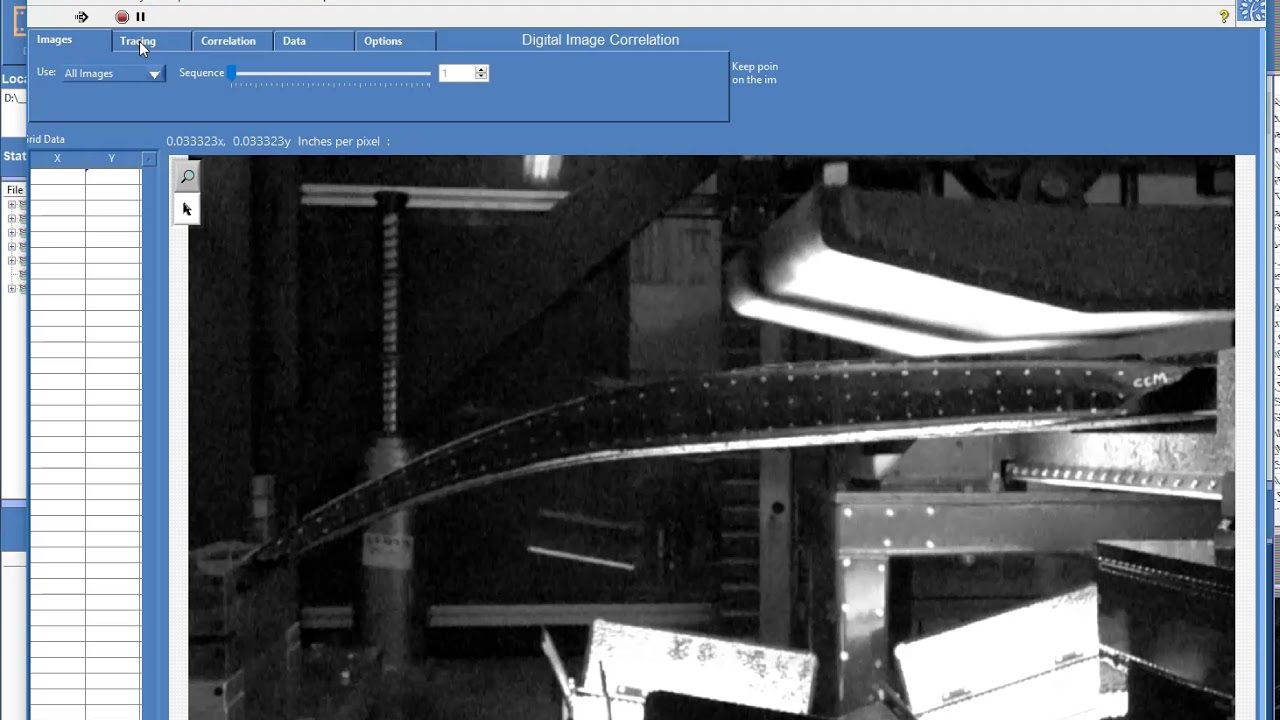 SMARTree Software - Digital Image Correlation
