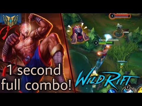 FASTEST LEE SIN PLAYER! | MONSTER LEE SIN GAMEPLAY - Wildrift
