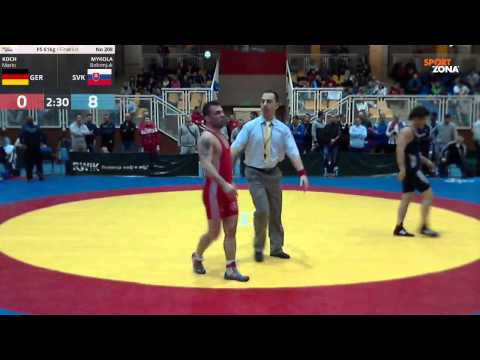 SportZona.pl I Puchar Polski Seniorów Styl Wolny Białogard 20-21.02.2015 I-II Finał 61 kg