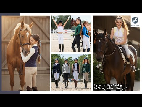 Young Equestrienne Lookbook – Chic Riding Styles for Girls and Teens #aiphotography #horseriding