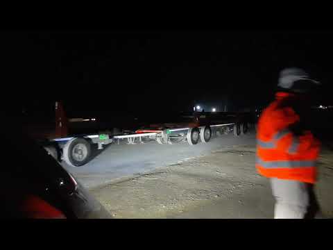 Schienentransport auf Straße