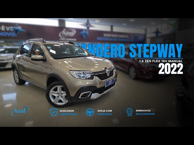 Vídeo RENAULT SANDERO STEPWAY ZEN FLEX 1.6 16V MANUAL