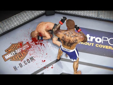 ГОЛОВА в МЯСО за ТОП УДАРНИКА в UFC 3 RANKED TOP 10