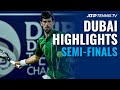 Djokovic Escapes Monfils to Set Tsitsipas Clash | Dubai 2020 Semi-Final Highlights