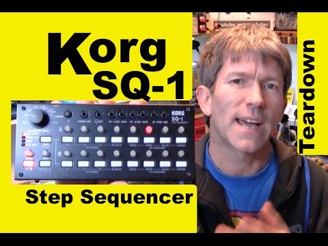 Korg SQ-1 CV Gate Step sequencer Teardown MF#67