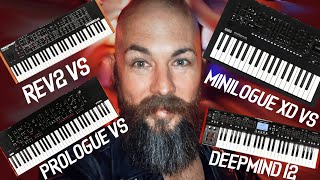 Video thumbnail for IS THE KORG PROLOGUE EVEN WORTH IT? Prologue vs Prophet Rev2 vs Minilogue XD vs DeepMind 12 and more by Vulture Culture