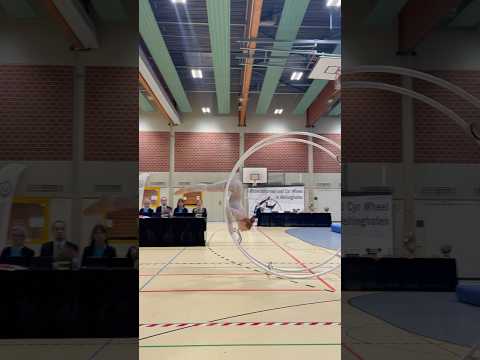 Competition time ✨ #gymwheel #acrobatics #germanwheel #rhönrad #circus #gymnast #sports #sport