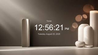 🔴 LIVE | Texas Clock – Current Time Now (Central Time, US)
