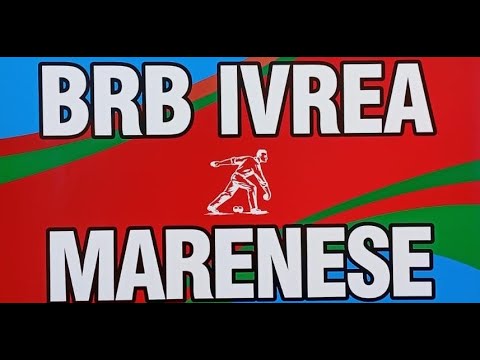 Bocce : Promo Riprese Video  Gara  BRB Ivrea - Marenese Campionato Serie A 2025 - Maschile
