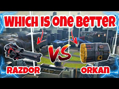 [WR]🔥Razdor VS Orkan Weapon Comparison |War Robots|