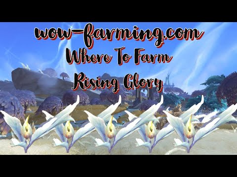 Where To Farm Rising Glory WoW Shadowlands Gold Making Guide