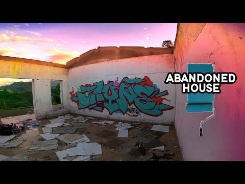 Graffiti bombing | ABANDONED HOUSE | Jayne | Gopro8 | Sprays painting