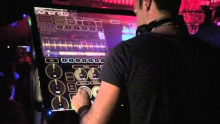Multitouch table live with Dj Joeri at La Rocca