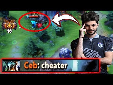 Ceb EarthShaker vs CHEATER - Don't ruin DOTA! DOTA 2