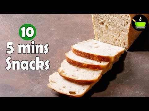5 Minute Easy Snacks Recipe| Evening Snacks | Bread Sandwich Recipes | Bread Recipes| Instant Snacks