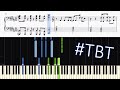 Toto - Africa - Piano Tutorial + SHEETS | #tbt