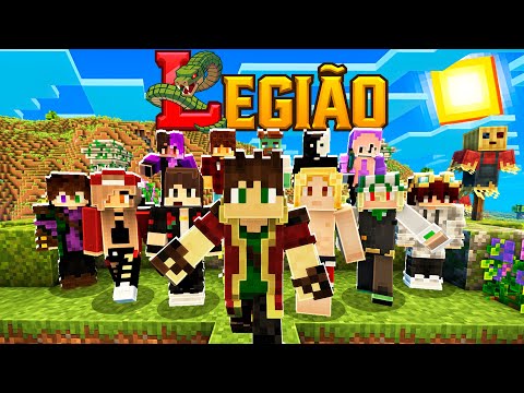 MINECRAFT LEGION: INSANE START WITH BRAZILIAN YOUTUBERS!!!