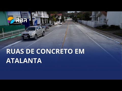 Atalanta investe em pavimentação de ruas com concreto