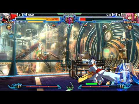 Blazblue: Chrono Phantasma @ TGITSB #2 - SKD (Ragna) vs Gio (Kokonoe)