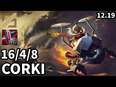 Corki Mid vs Cassiopeia - Ranked Master - Patch KR 12.19