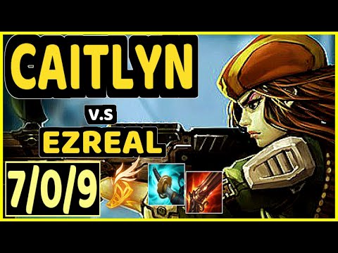 SANGYOON (CAITLYN) vs EZREAL - 7/0/9 KDA BOTTOM ADC CHALLENGER GAMEPLAY - KR