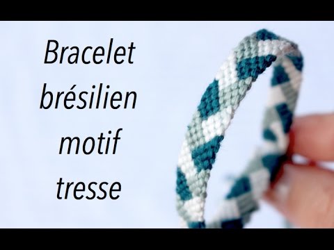 DIY : bracelet brésilien motif tresse ✨ Marion Blush
