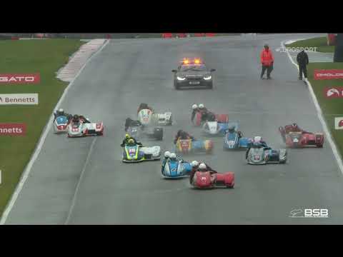 Molson Group British Sidecar Championship, Donington Park, Race 1 highlights