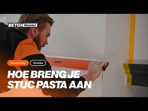Hoe breng je kant en klare stuc pasta aan?
