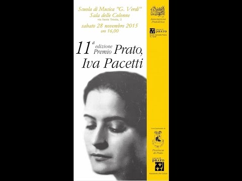 immagine di anteprima del video: 11a edizione premio Prato, Iva Pacetti 28/11/2015 