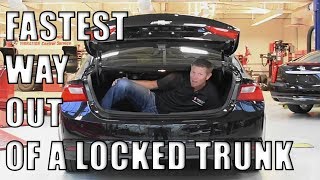How To QUICKLY Escape From a Locked Trunk
