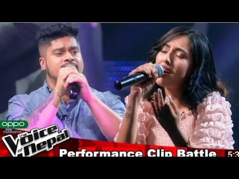 Ma timilai maya garchu |Melina Mainali vs Prabhu | Angarakshak/#Voice_Of_Nepal_Season_3 | doublemaja