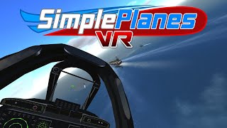 SimplePlanes VR | FIRST MINUTES PREVIEW PURE VR GAMEPLAY MECHANICS | META QUEST | SILENT PLAYER