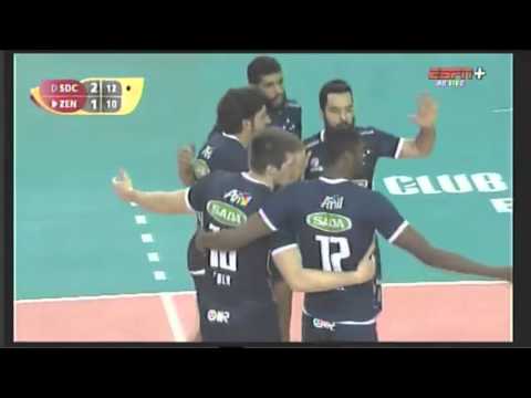 World Championship CWC 2015 Sada Cruzeiro x Zenit Kazan 4º set