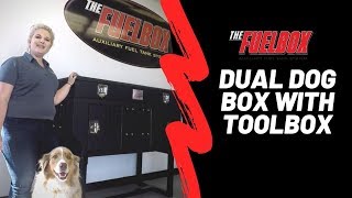 Dual Dog Box with Top Toolbox