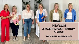 New Mum uk size 16. Body Shape Masterclass 29. Styling Larger Stomach & Boobs.