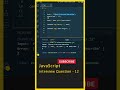 JavaScript Interview Questions JavaScript Telugu JavaScript Tutorial For Beginners JS Tutorial